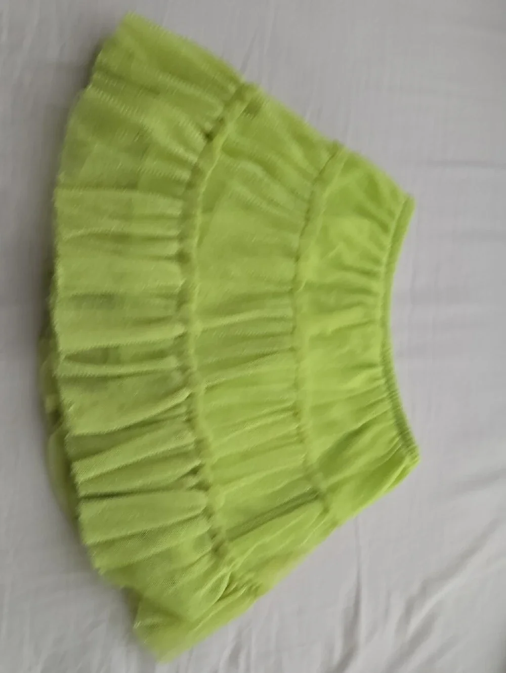 OshKosh B'gosh Neon Lime Ruffle Toddle Tulle Tutu Skirt